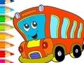 Lojë Libri i Ngjyrosjes: Autobus  në internet