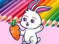 Lojë Libër Ngjyrosjeje: Rabbit Pull Up Carrot  në internet