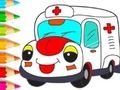 Lojë Libri i Ngjyrosjes: Ambulanca  në internet