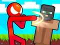 Lojë Stickman vs Villager: Ruaje vajzën në internet