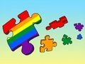 Lojë Lgbt Jigsaw Puzzle: Gjej flamujt Lgbt  në internet