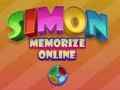 Lojë Simon mësoj përmendësh në internet