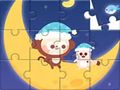Lojë Jigsaw Puzzle: Majmun me hënë  në internet