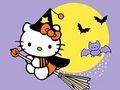 Lojë Libër për t'u ngjyrosur: Kitty Halloween  në internet