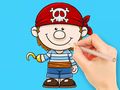 Lojë Libër Ngjyrosjeje: Pirate  në internet