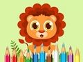 Lojë Libri i Ngjyrosjes: Baby Lion  në internet