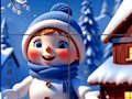 Lojë Puzzle Gëzuar Snowman  në internet