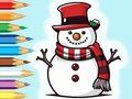 Lojë Libri i Ngjyrosjes: Familja e Snowman  në internet