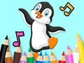 Lojë Libër për t'u ngjyrosur: Pinguin që vallëzon  në internet