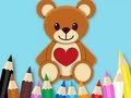 Lojë Libër për t'u ngjyrosur: Toy Bear  në internet