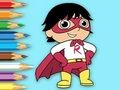 Lojë Libër për t'u ngjyrosur: Super-Ryan  në internet