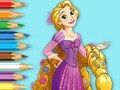 Lojë Libri i Ngjyrosjes: Princesha Rapunzel  në internet