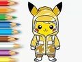 Lojë Libër Ngjyrosjeje: Mushama Pikachu  në internet