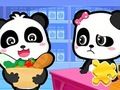 Lojë Mister Jigsaw: Foshnja Panda Supermarket në internet Lojë Mister Jigsaw: Foshnja Panda Supermarket në internet