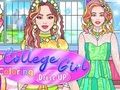 Lojë Kolegji Girl ngjyrosje Dress Up  në internet