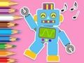 Lojë Libër për t'u ngjyrosur: Robot Dancing  në internet