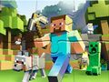 Lojë Mister Jigsaw: Minecrafter në internet