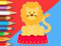 Lojë Libër për t'u ngjyrosur: Circus-Lion  në internet