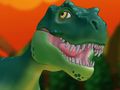 Lojë Dino Run: Lava në internet