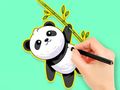 Lojë Libër për t'u ngjyrosur: Panda Eat Bamboo  në internet