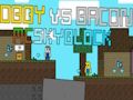 Lojë Obby vs Bacon: McSkyblock në internet