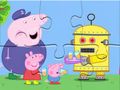 Lojë Mister Jigsaw: Peppa Robot në internet