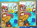 Lojë Mermaids Spot Diferencat  në internet