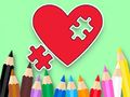 Lojë Libër për t'u ngjyrosur: BTS Heart Jigsaw  në internet