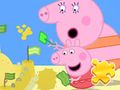 Lojë Mister Jigsaw: Peppa Pig duke bërë rërë në internet