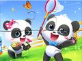 Lojë Jigsaw Puzzle: Foshnja Panda Shëtitje Pranverë  në internet
