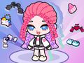 Lojë Fashionista Avatar Studio Fustan në internet