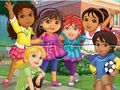Lojë Mister Jigsaw: Dora në qytet në internet Lojë Mister Jigsaw: Dora në qytet në internet
