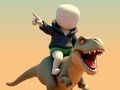 Lojë Stickman. Arena e Dinozaurëve  në internet