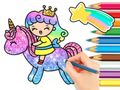 Lojë Libri i Ngjyrosjes: Princesha Unicorn  në internet