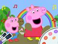 Lojë Libër për t'u ngjyrosur: Peppa Pig Muddy Funny  në internet