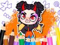 Lojë Libri i Ngjyrosjes: Avatar World Cute Devil  në internet