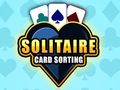 Lojë Puzzle për klasifikimin e kartave Solitaire  në internet