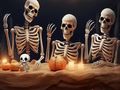 Lojë Arratisja e kolonisë së skeletit të Halloween  në internet