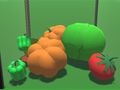 Lojë Bashkimi i frutave 3D  në internet