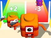 Lojë Merge Number Cube: Lojë 3D Run  në internet