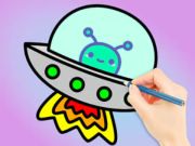 Lojë Libri i Ngjyrosjes: Galaxy Wander  në internet