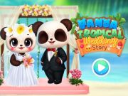 Lojë Historia e dasmës tropikale panda në internet Lojë Historia e dasmës tropikale panda në internet