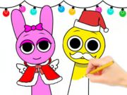 Lojë Libër Ngjyrosjeje: Sprunki Christmas  në internet