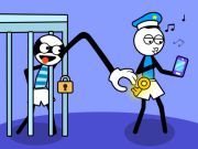 Lojë Puzzle Thief Stickman Troll  në internet