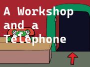 Lojë Një punëtori dhe një telefon  në internet