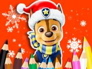 Lojë Libri për t'u ngjyrosur: PAW Patrol Christmas  në internet