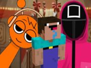 Lojë NextBots On Minecraft Squid Game Sprunki në internet