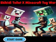 Lojë Tualet Skibidi x Minecraft Tug Lufta  në internet