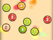 Lojë Bashkoni Topat Shooter 2048 Lidhni frutat  në internet