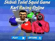 Lojë SKIBIDI TOUTIOT SULL GAME GAME KART RACING ONLINE  në internet